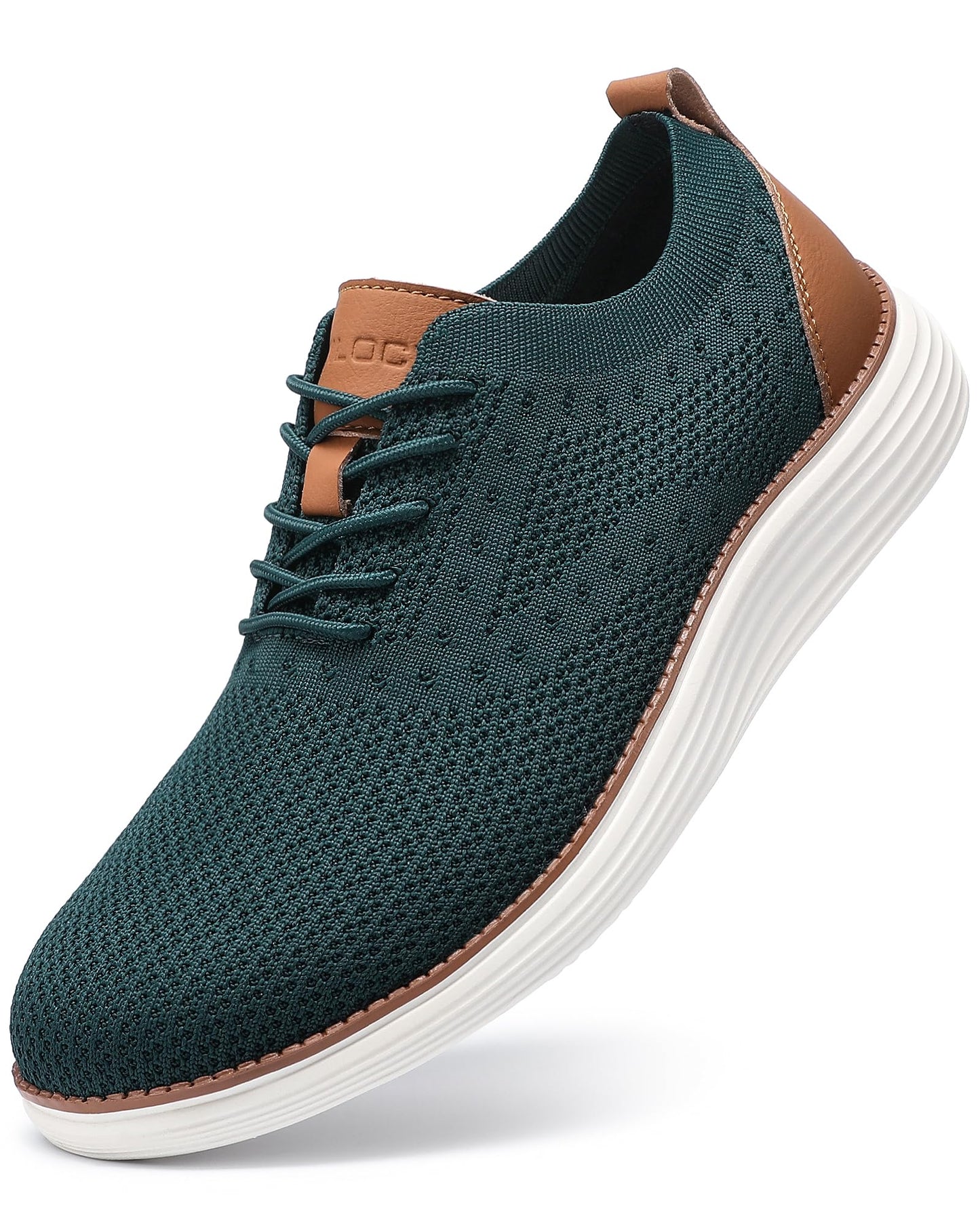 VILOCY Men's Casual Dress Sneakers Lace-Up Oxfords Business Mesh Breathable Walking Shoes Tennis Comfortable