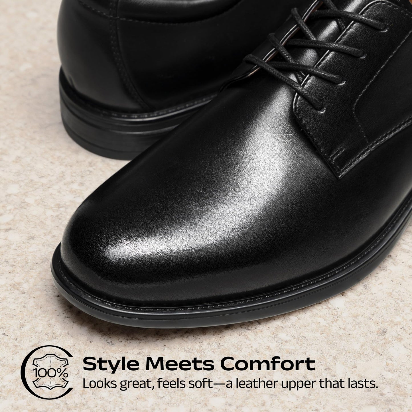 Classic Leather Oxford Dress Shoes Lace Up Business Formal