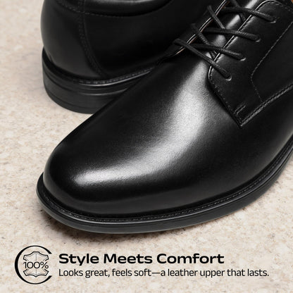 Classic Leather Oxford Dress Shoes Lace Up Business Formal