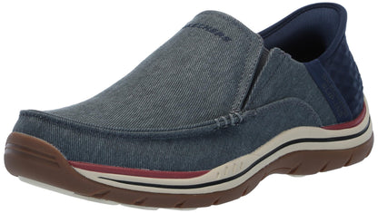 Skechers Men's USA Expected - Cayson Moc Toe Canvas Slip-Ins