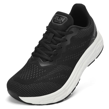 Wide Toe Box Running Sneakers Cushioned Non Slip Walking Shoes