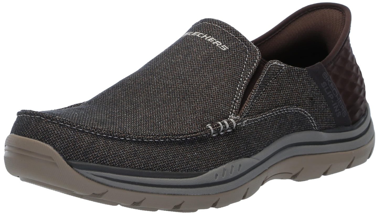 Skechers Men's USA Expected - Cayson Moc Toe Canvas Slip-Ins
