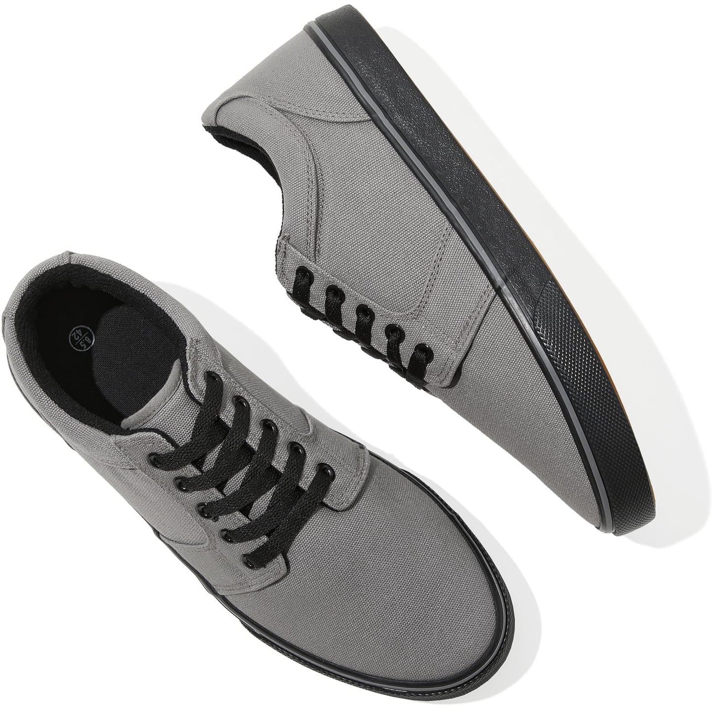 Men’s Low-Top Canvas Sneakers Casual Lace-Up Shoes