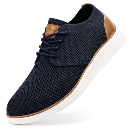 Men’s Breathable Dress Sneakers Casual Oxford Shoes